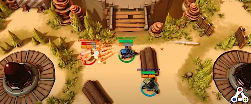 captura de pantalla del proyecto gala games spidertank