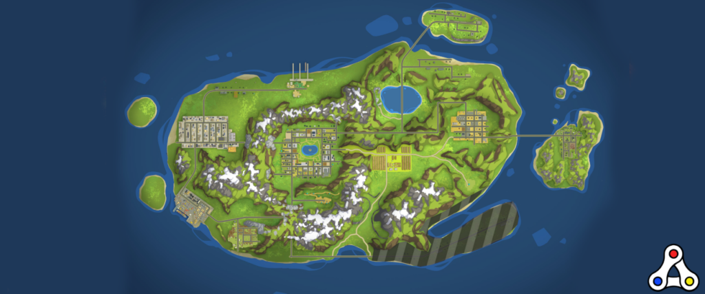 Mapa del juego NiftyVille
