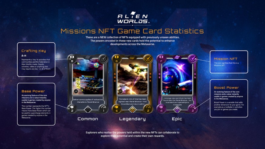 Alien Worlds Mission Reward NFTs