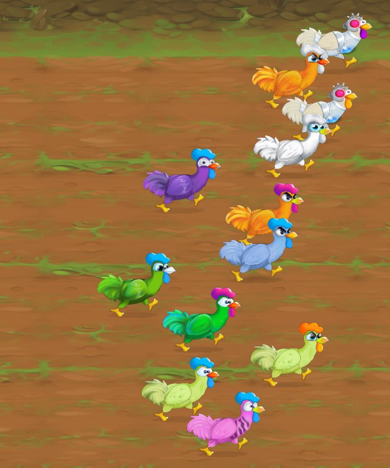 Chicken Derby race screenshot