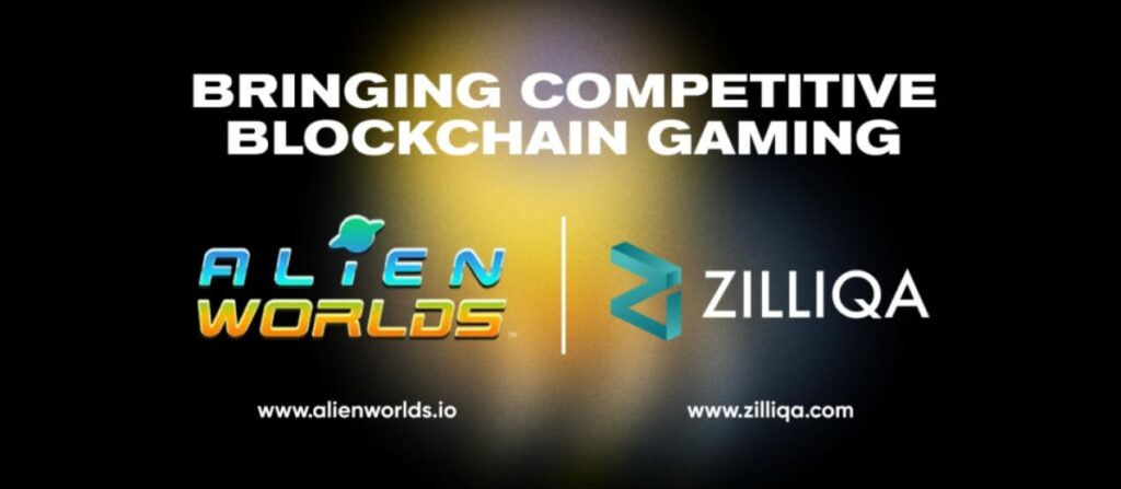 Alien Worlds Partnership with Zilliqa Blockchain