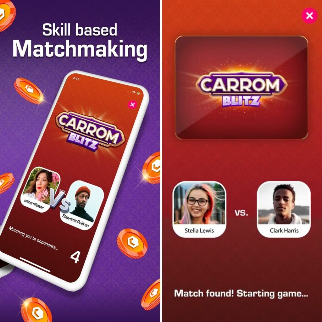 Carrom Blitz Matchmaking