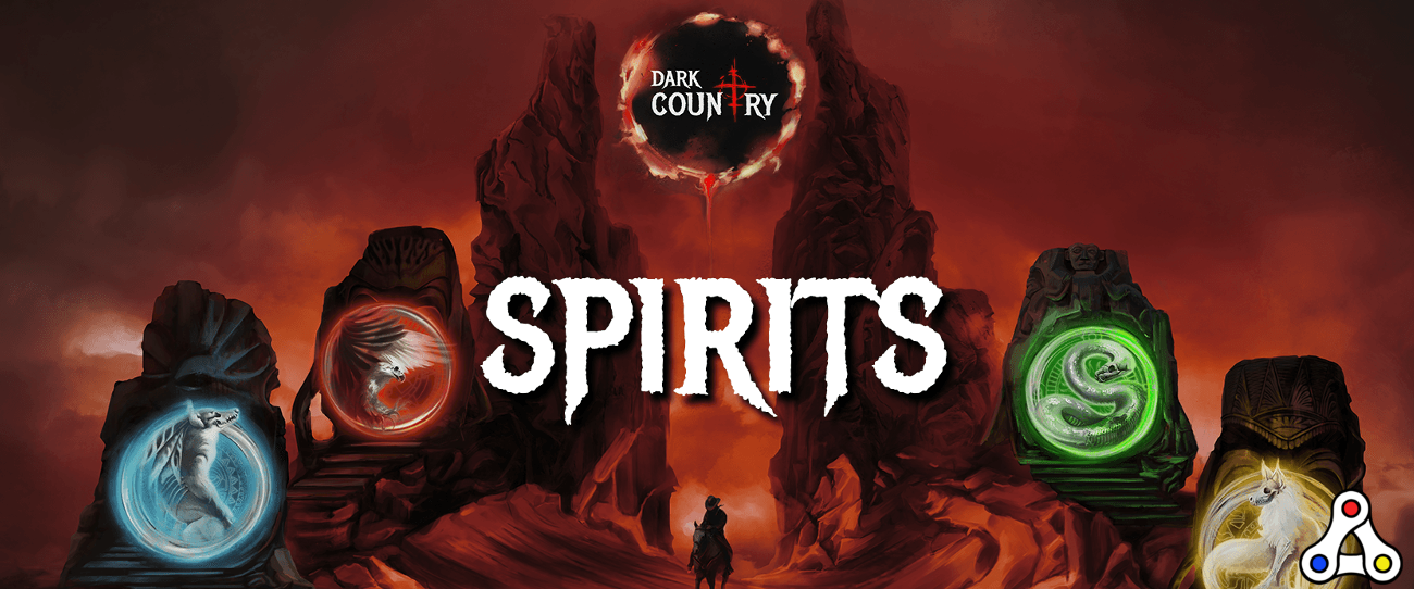 Dark Country spirits trading card game Wax