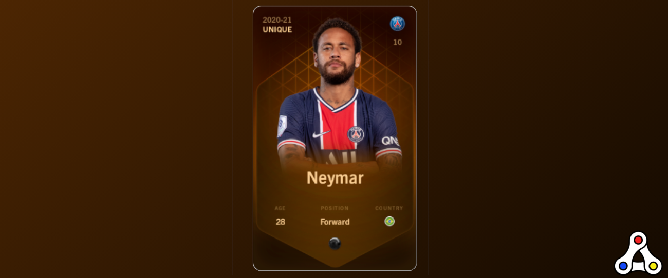 Neymar Sorare unique card header