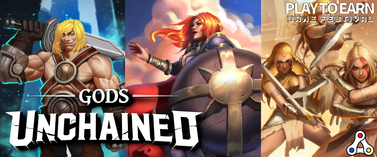 gods unchained play to earn game festival artwork header