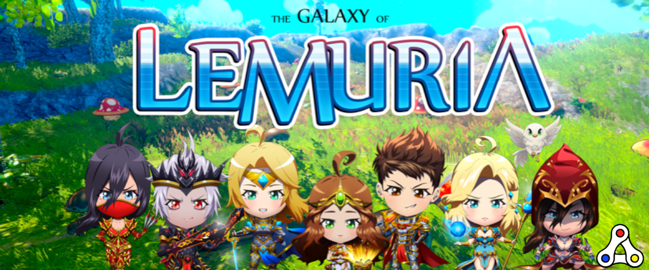Galaxy of Lemuria artwork logo header