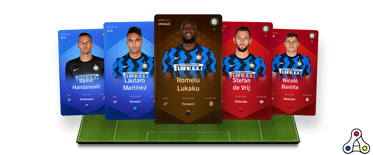 Inter Milan Sorare fantasy football cards