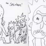 justin roiland doodle drawings nifty gateway