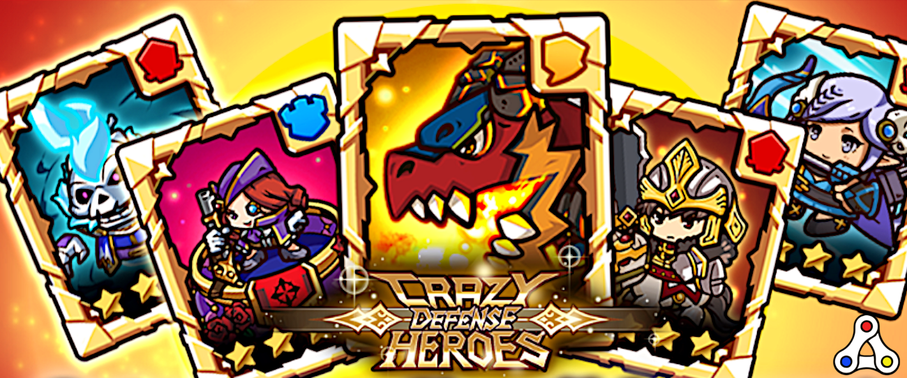 crazy defense heroes cards artwork