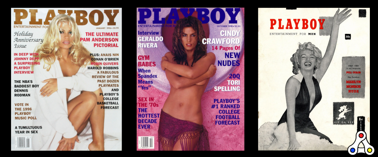 Playboy magazine covers