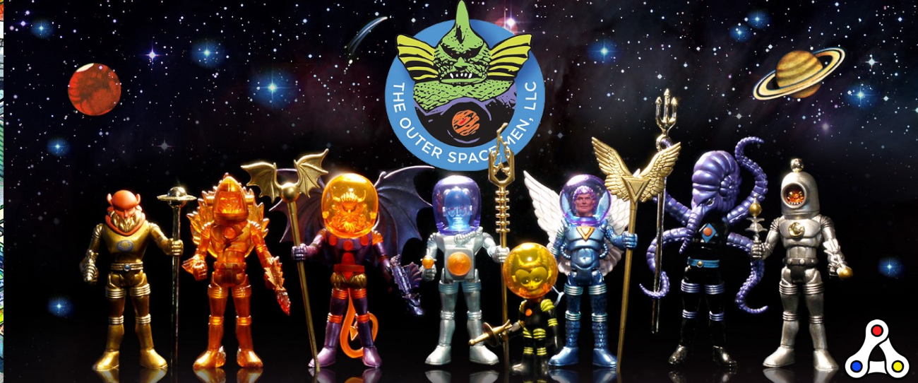 Wax Launching The Outer Space Men NFTs with Action Figures