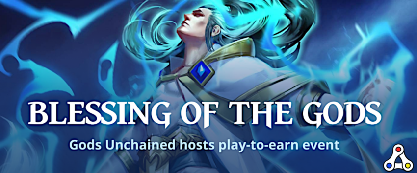 gods unchained blessing of the gods token play to earn event