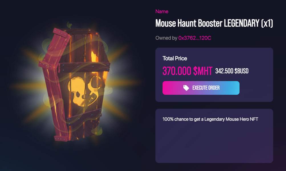 MouseHaunt legendary booster