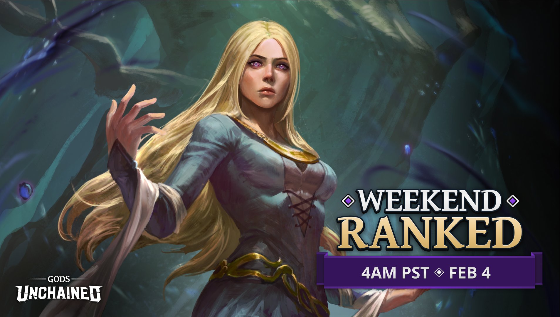 Gods Unchained Ranked Weekend banner