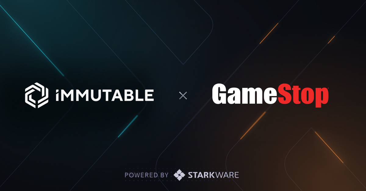 GameStop Partners with Immutable X for its Upcoming NFT Platform