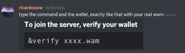 verify wallet