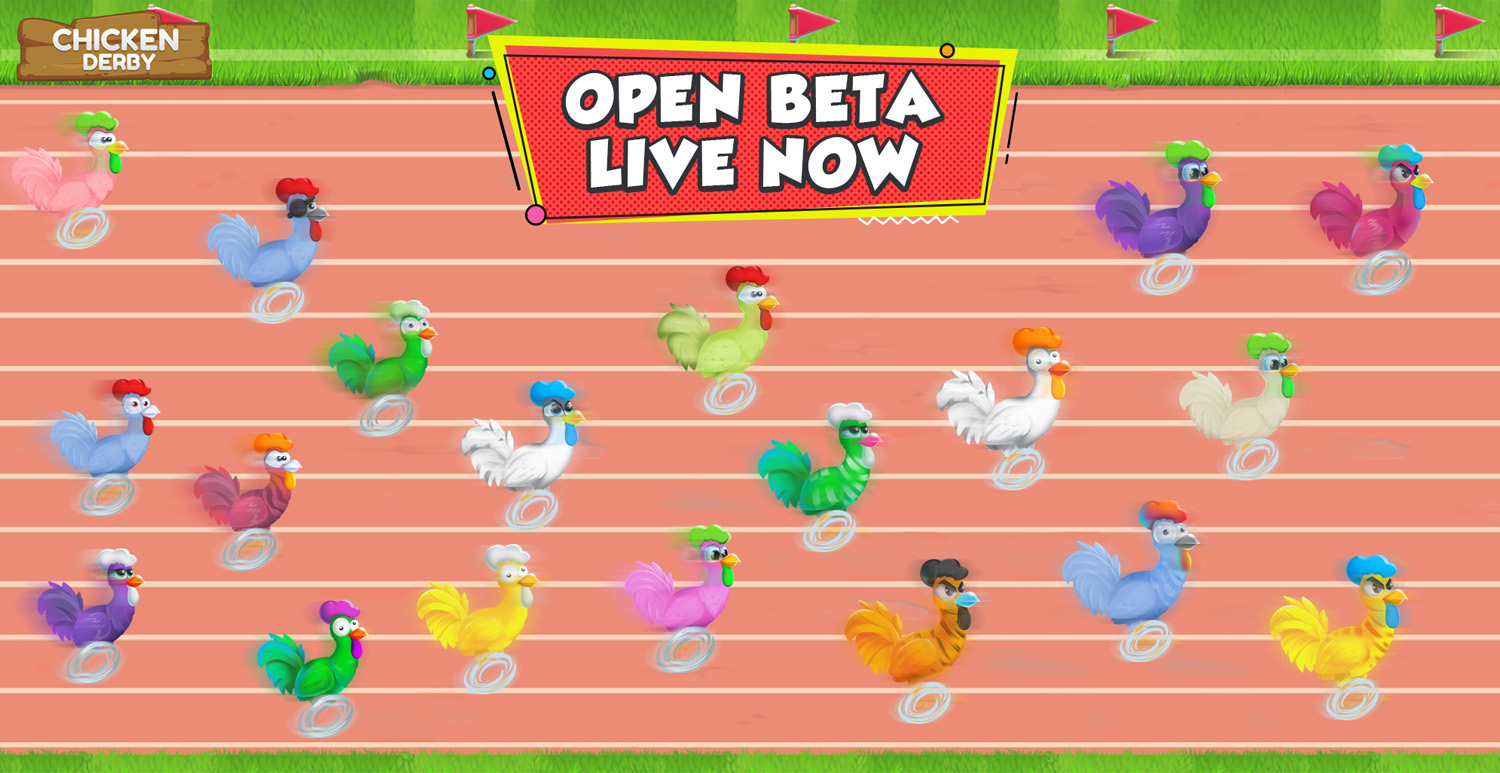 Chicken Derby Open Beta banner