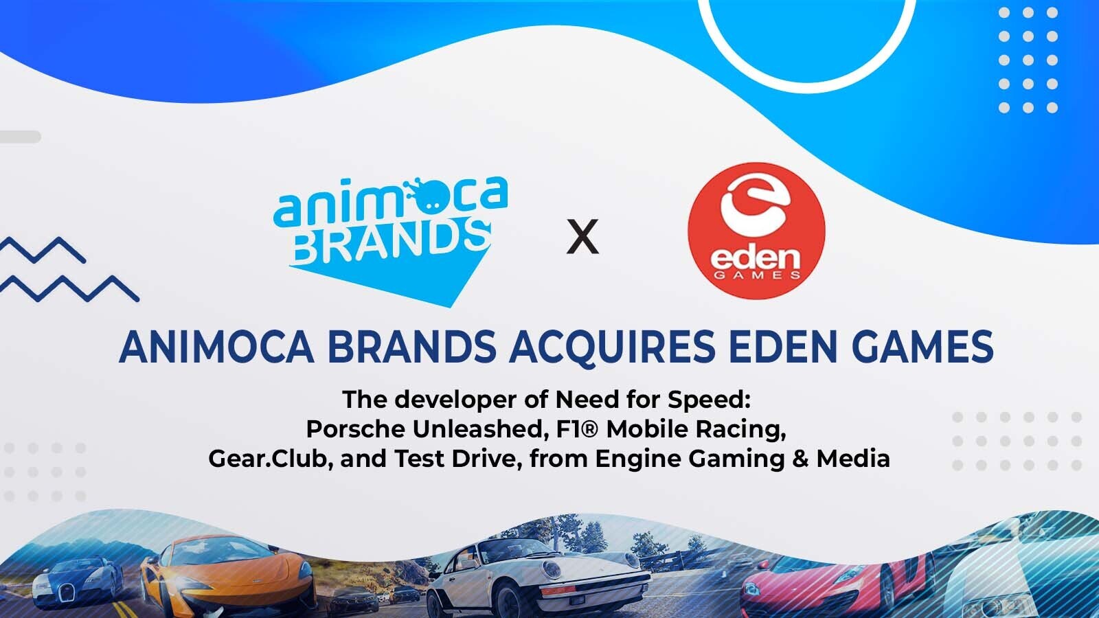 Animoca Brands Acquires Racing Simulator Studio Eden Games