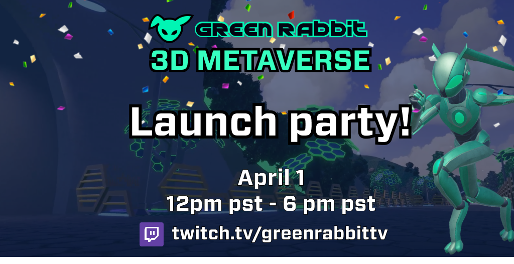April launch party for Green Rabbit