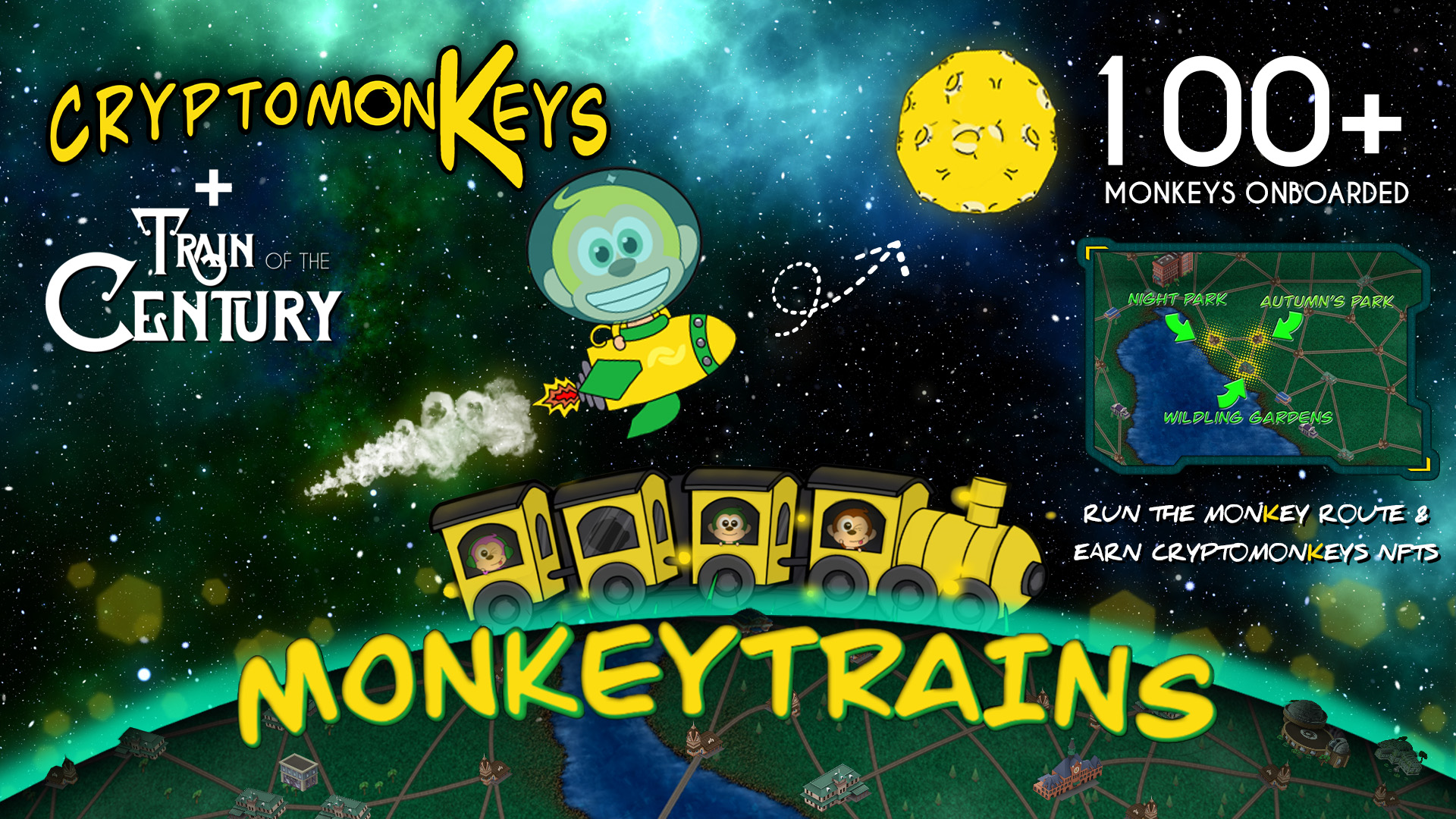 Monkey Train banner