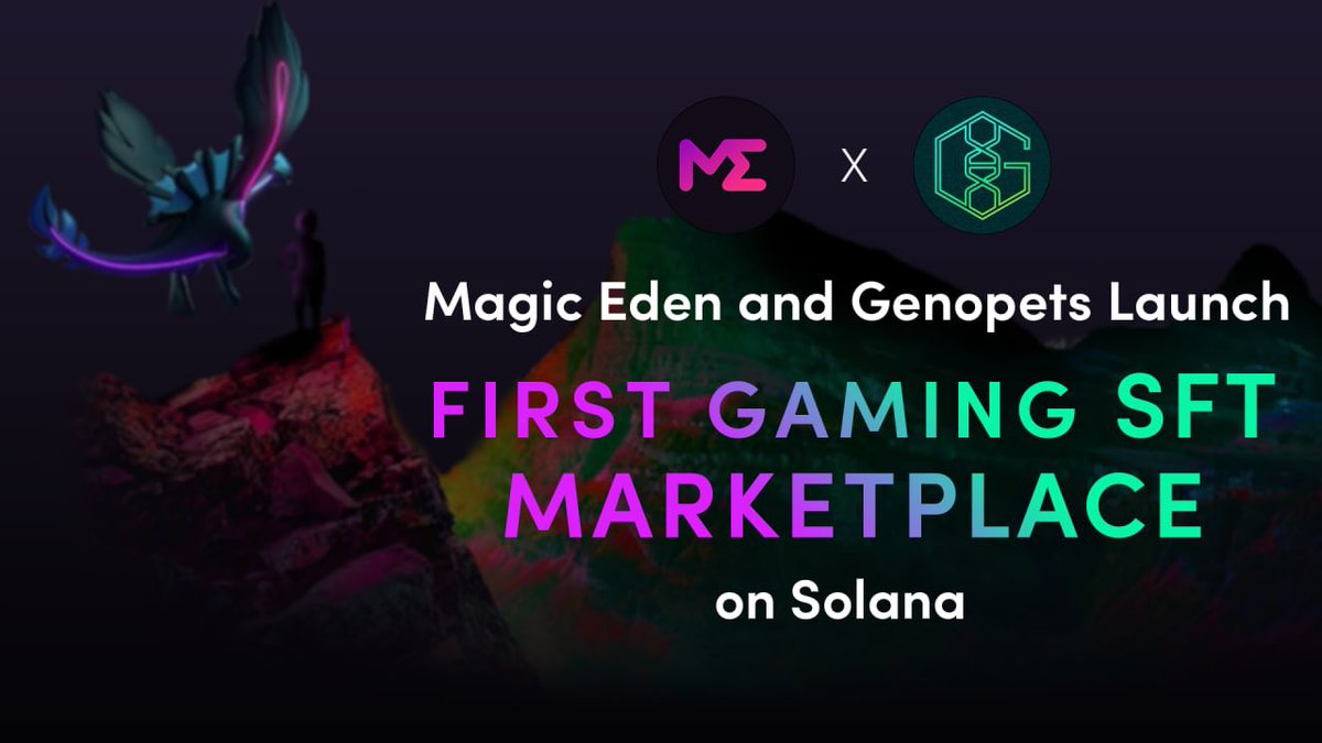 Genopets Magic Eden SFT marketplace