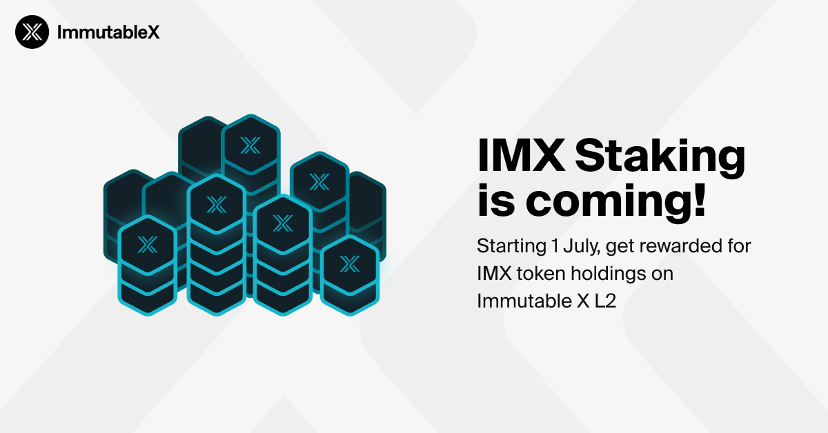 Hold IMX Tokens on Immutable X for Staking Rewards