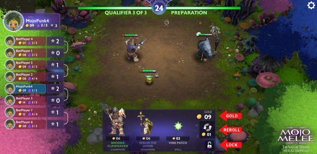 mojo melee gameplay screenshot