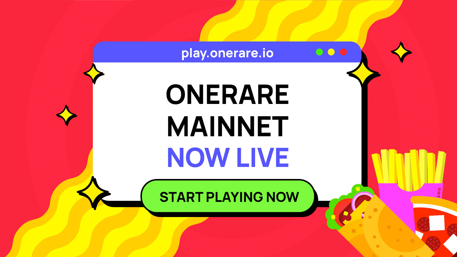 OneRare Food Metaverse Mainnet is Now Live!