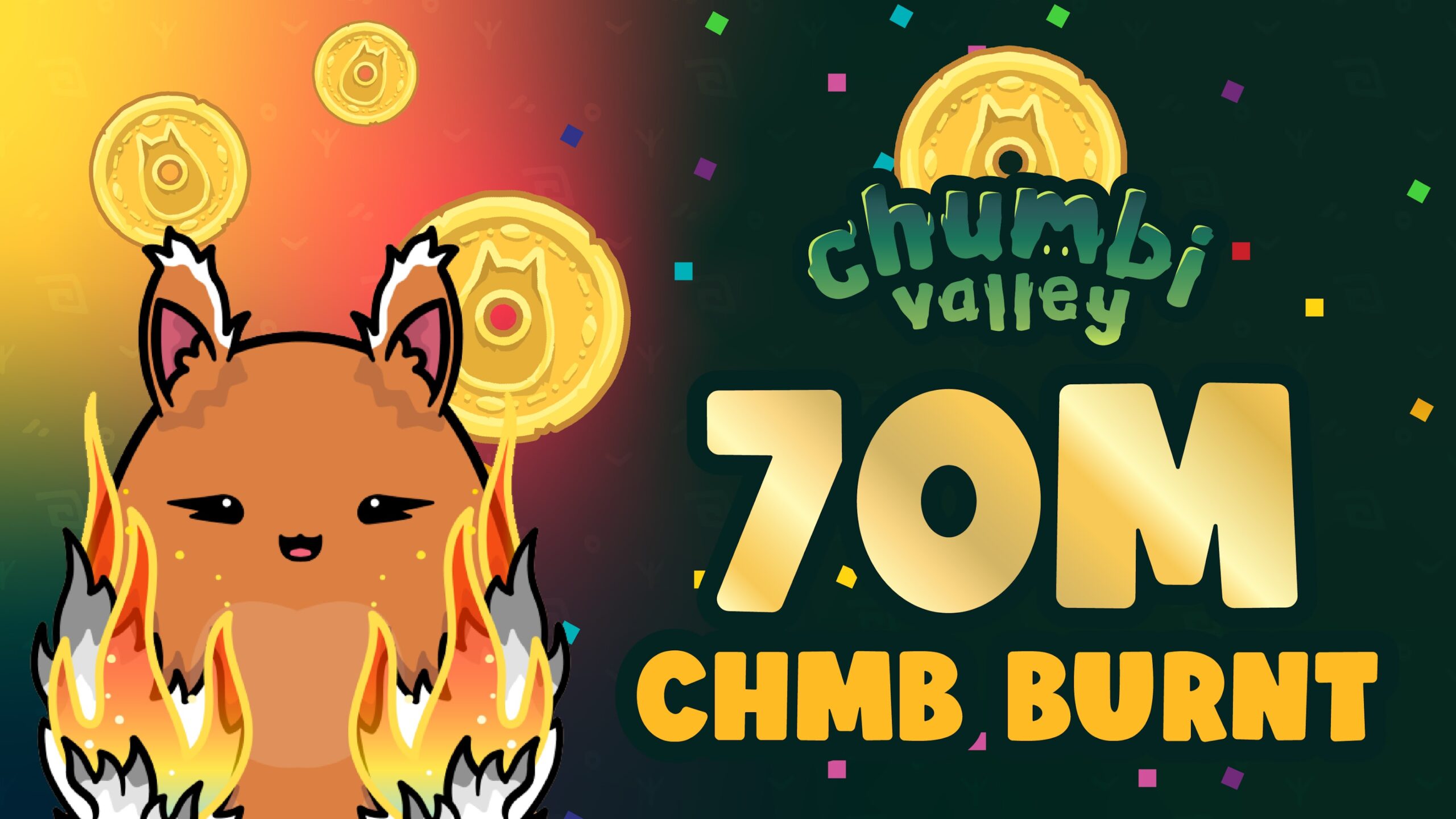 Chumbi Valley Burns 70M CHMB Tokens