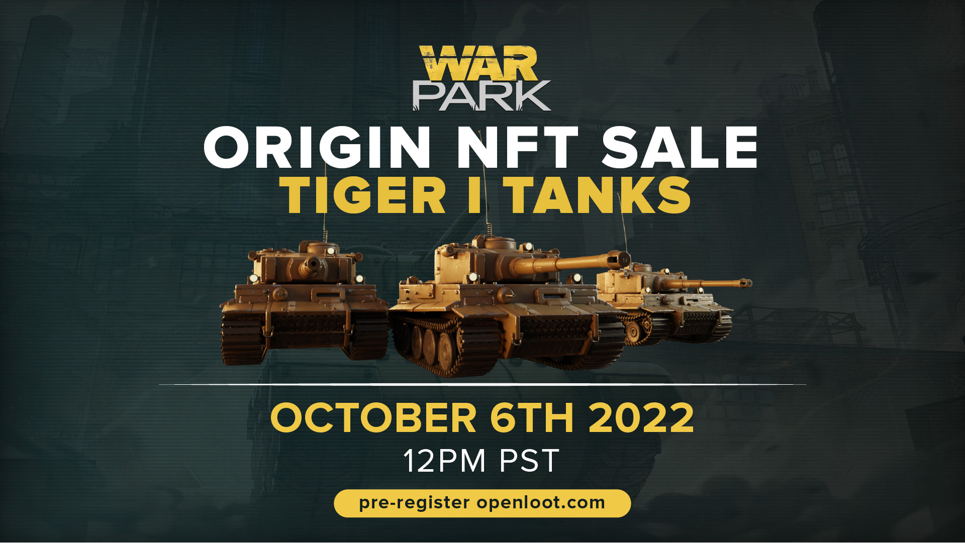 War Park Origin NFT Sale