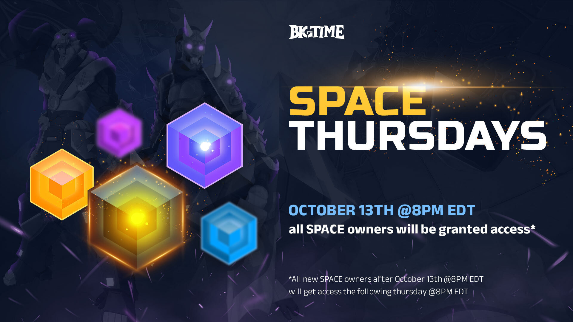 Big Time Space Thursdays banner