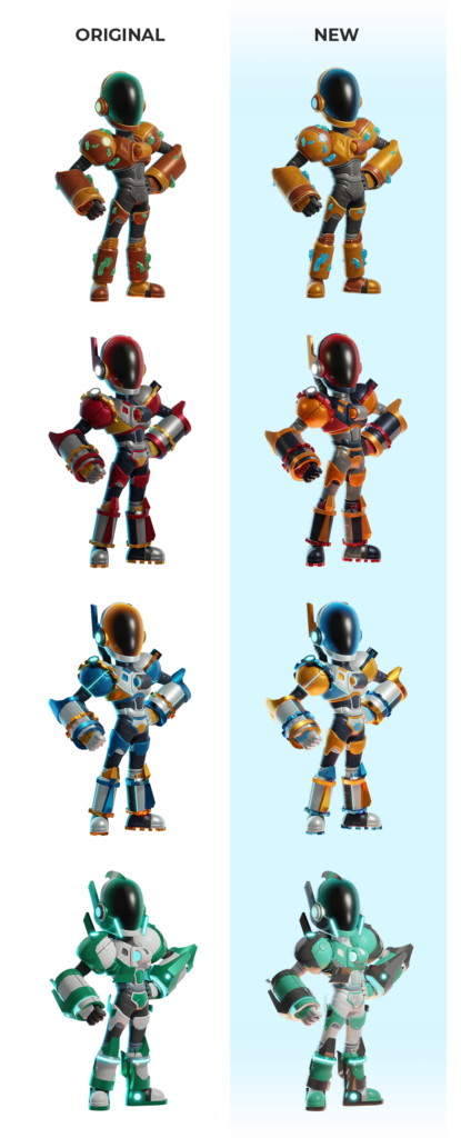 new vs old armor visuals