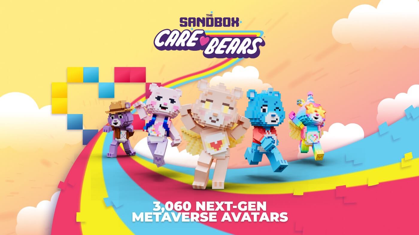 The Care Bears Avatars are Coming to The Sandbox