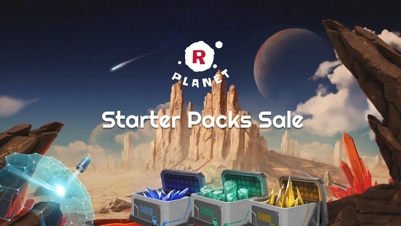 R-Planet starter pack sale banner