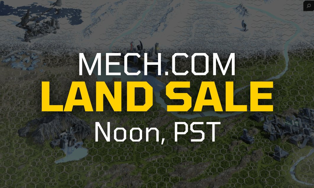 Mech.com land sale banner