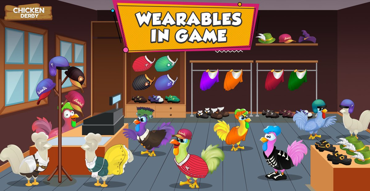 Chicken Derby Implements Wearables