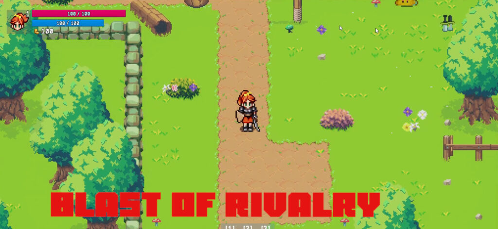 Blast of Rivalry, one of the Game Jam entries