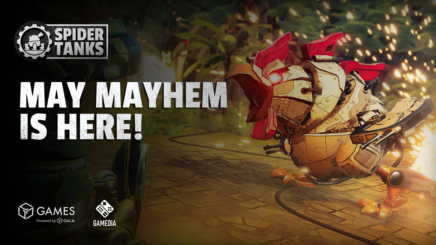Get Ready for May Mayhem with Spider Tanks