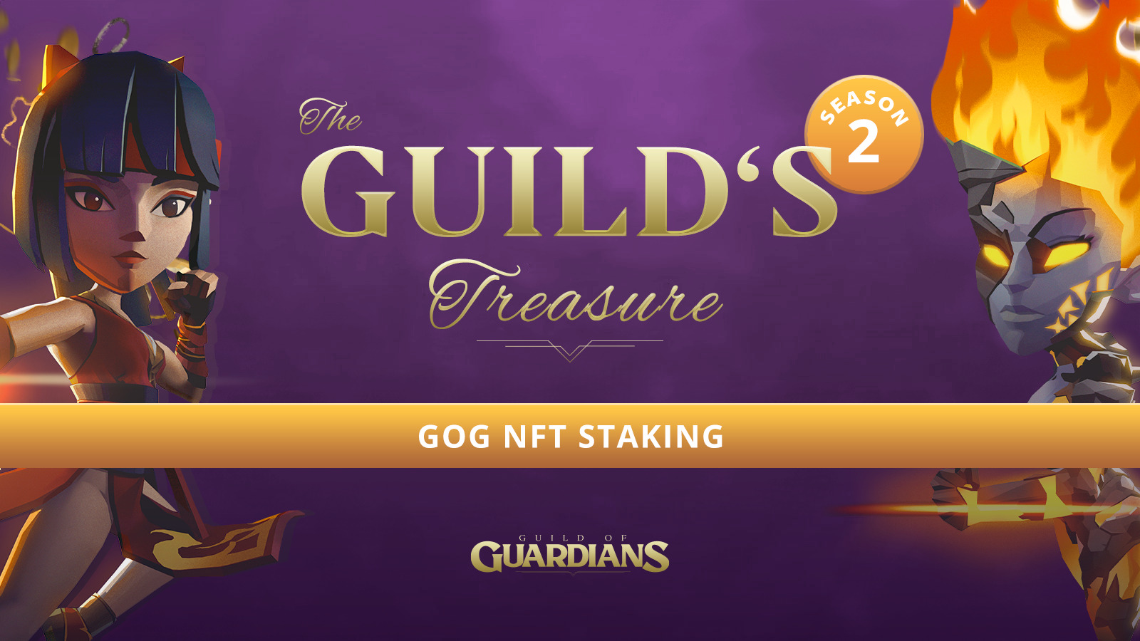 Guild of Guardians NFT staking banner