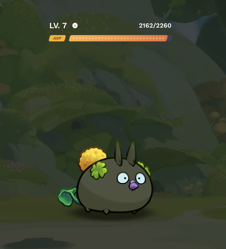 Axie experience system