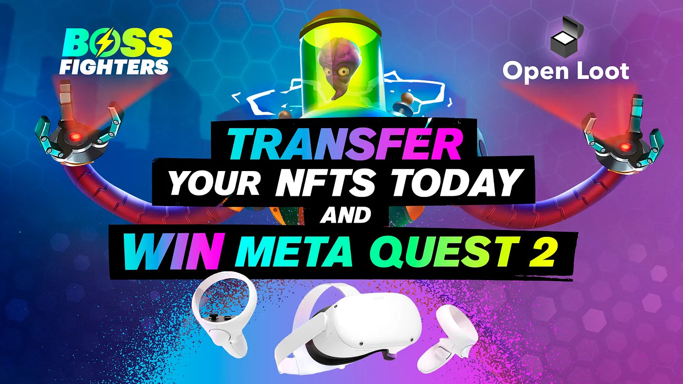 Migrate Boss Fighters NFTs to Win VR Headset