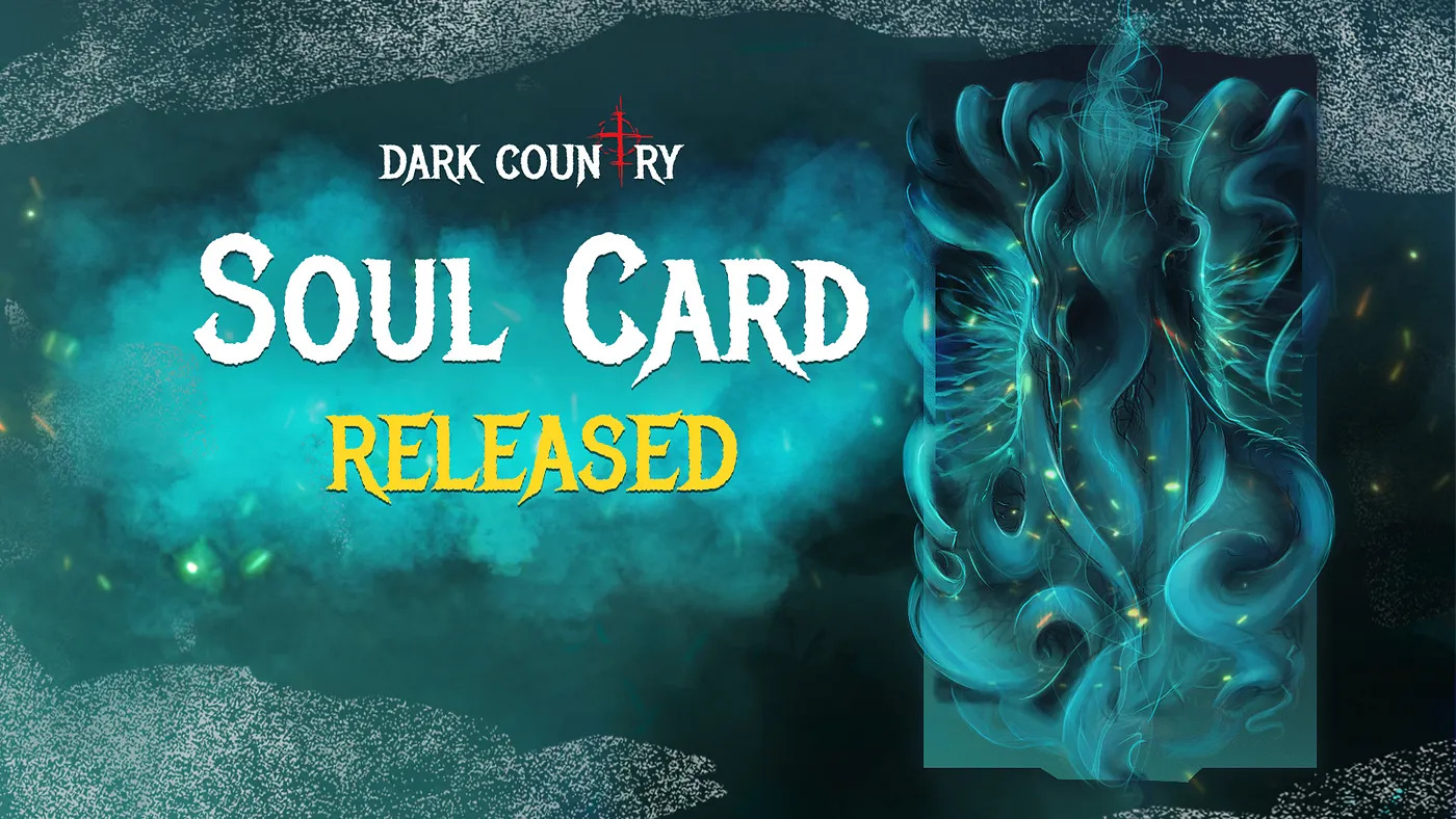 Dark Country soul card banner