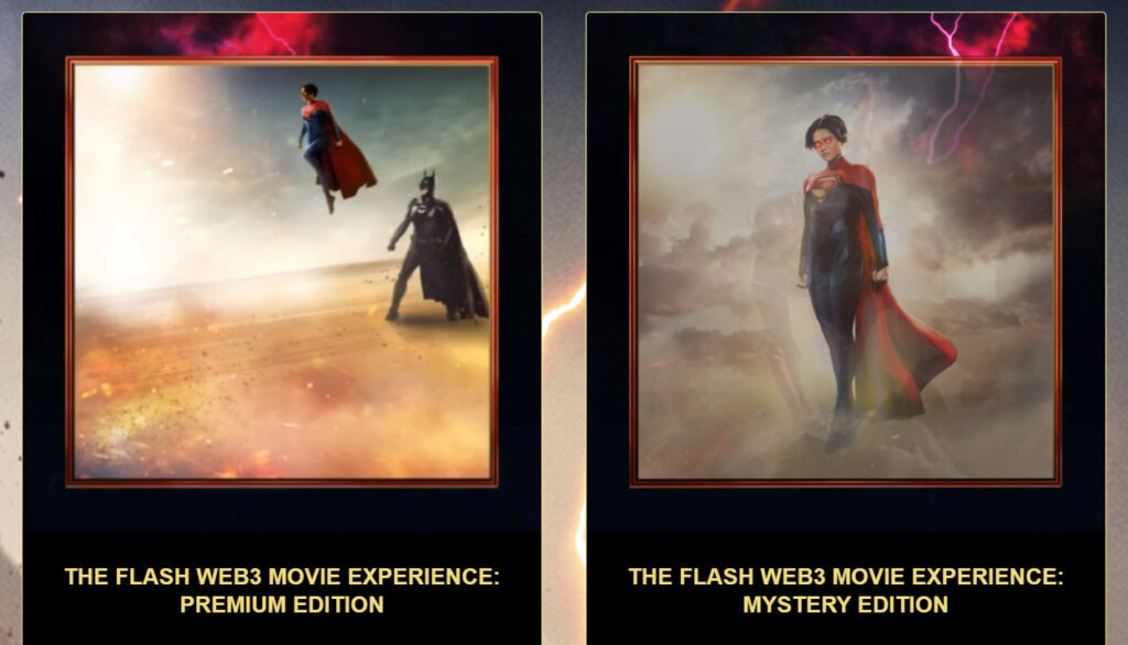 receive special digital collectibles with The Flash NFTs