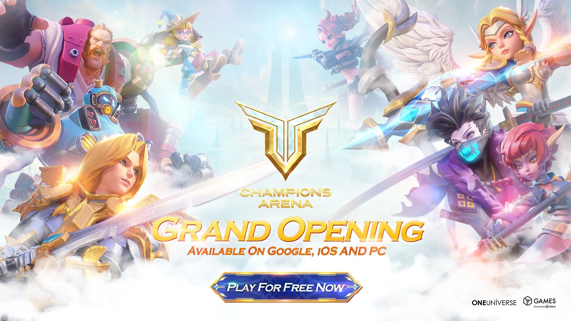 Champions Arena launch banner