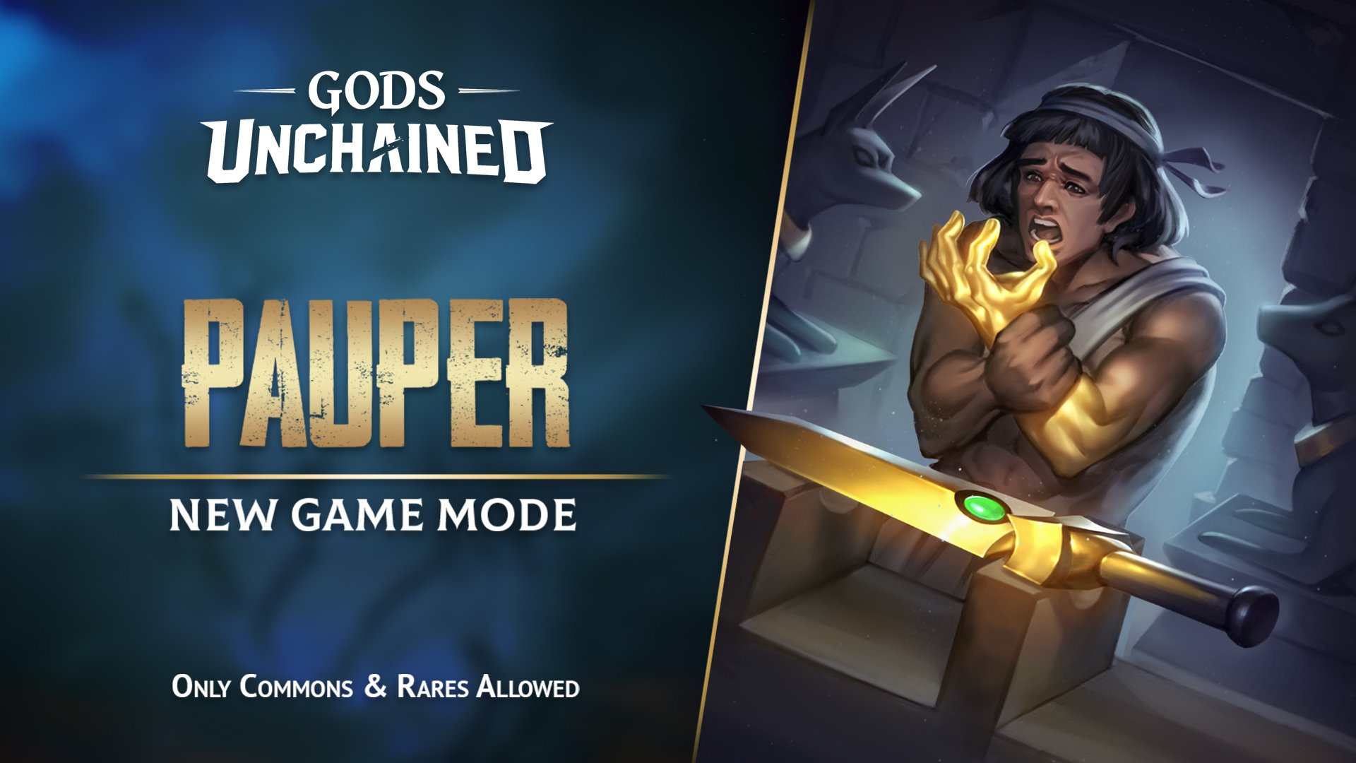 Gods Unchained Pauper Mode banner