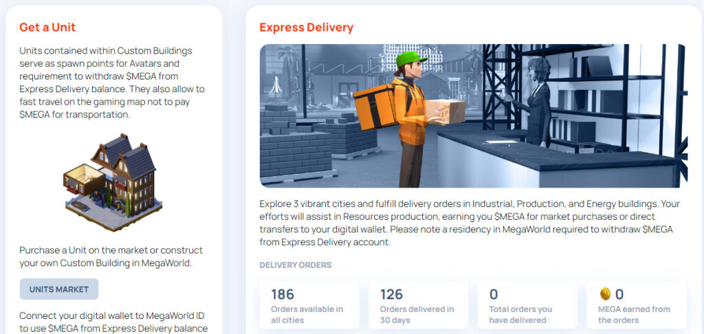 MegaWorld Express Delivery info