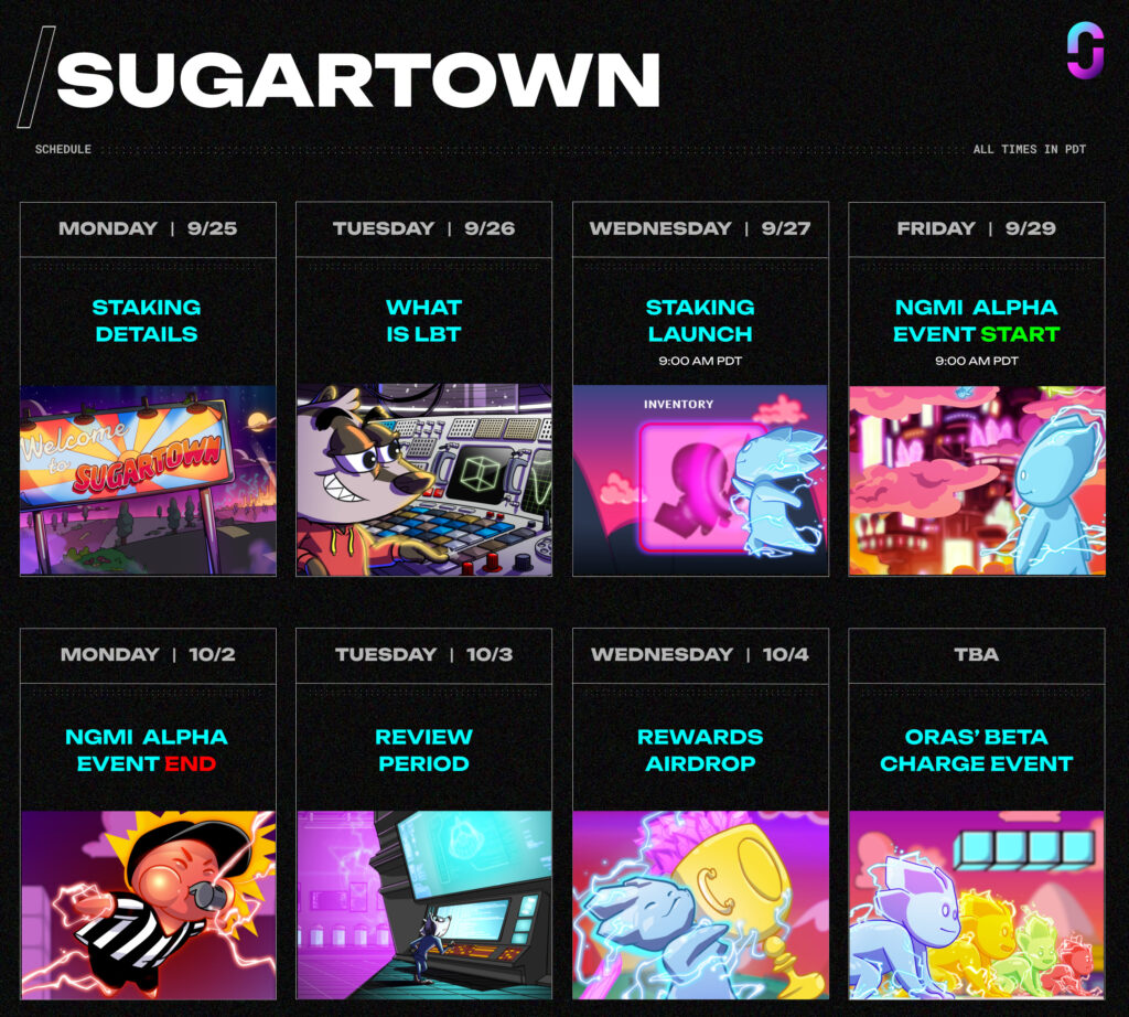 Sugartown event calendar