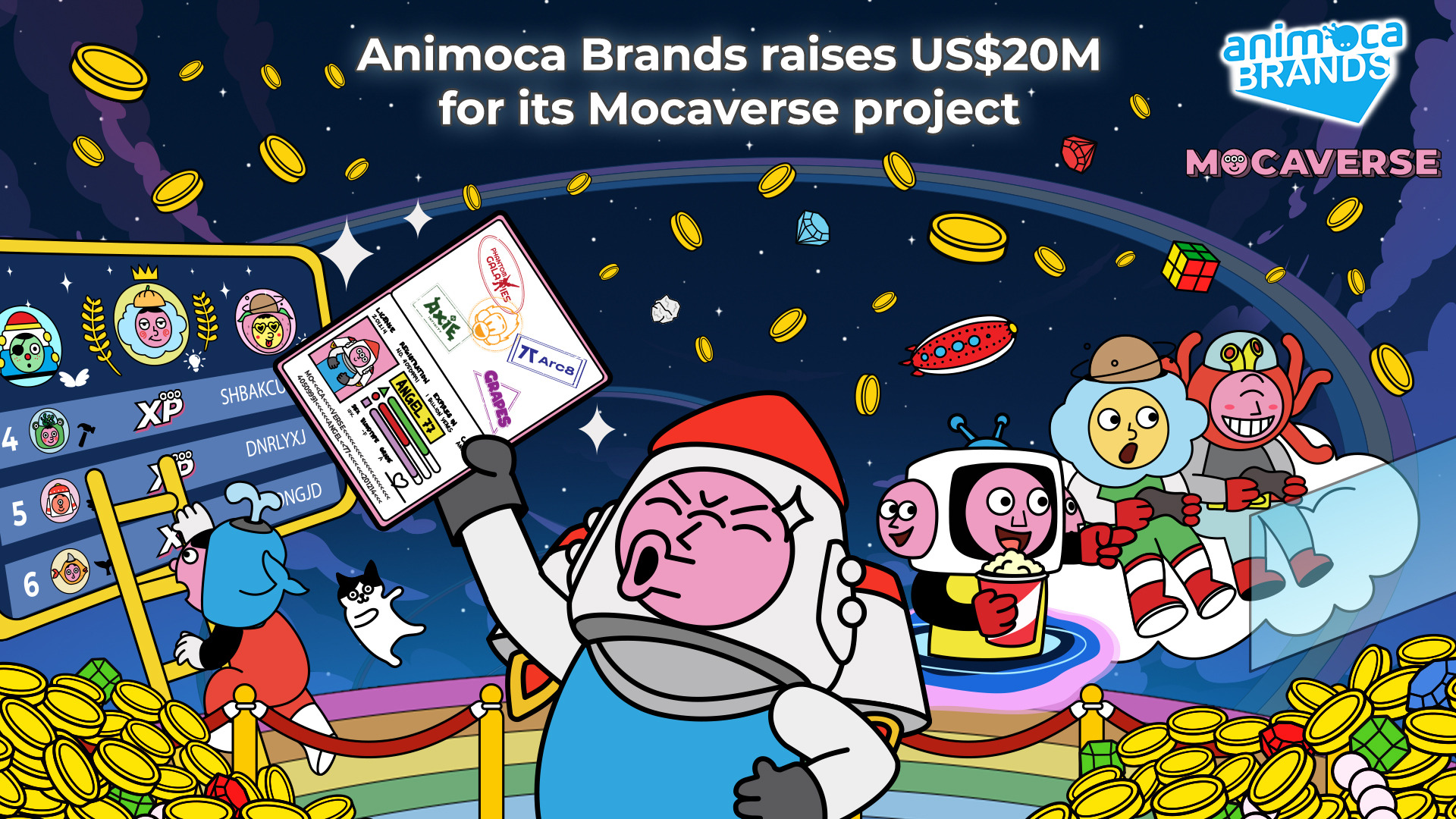 Animoca Brands Receives $20 Million in Funding for Mocaverse