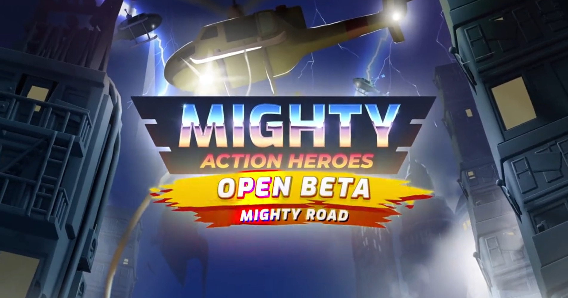 Mighty Action Heroes Mighty Road banner