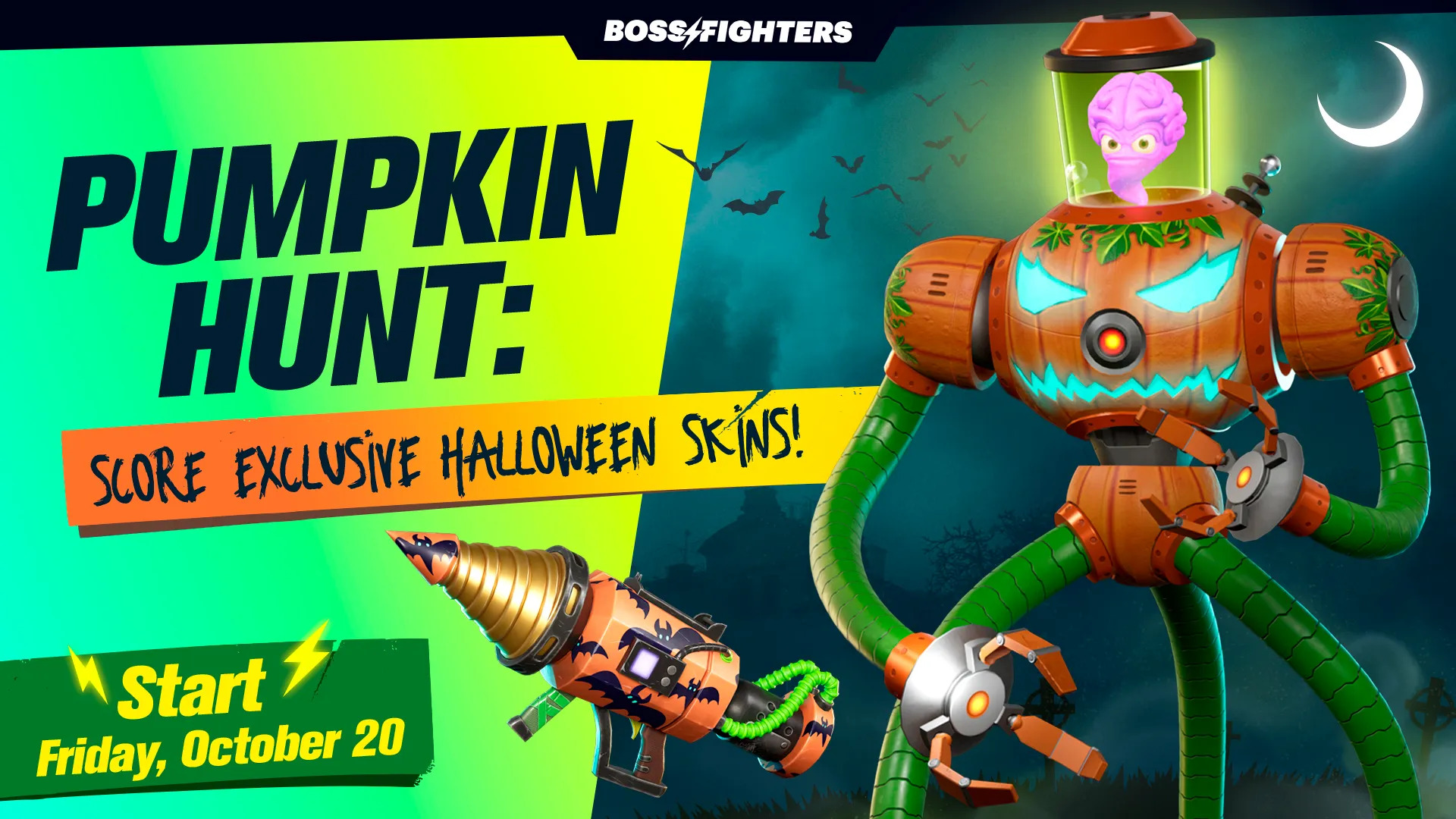 Earn Exclusive Boss Fighters Halloween Skins